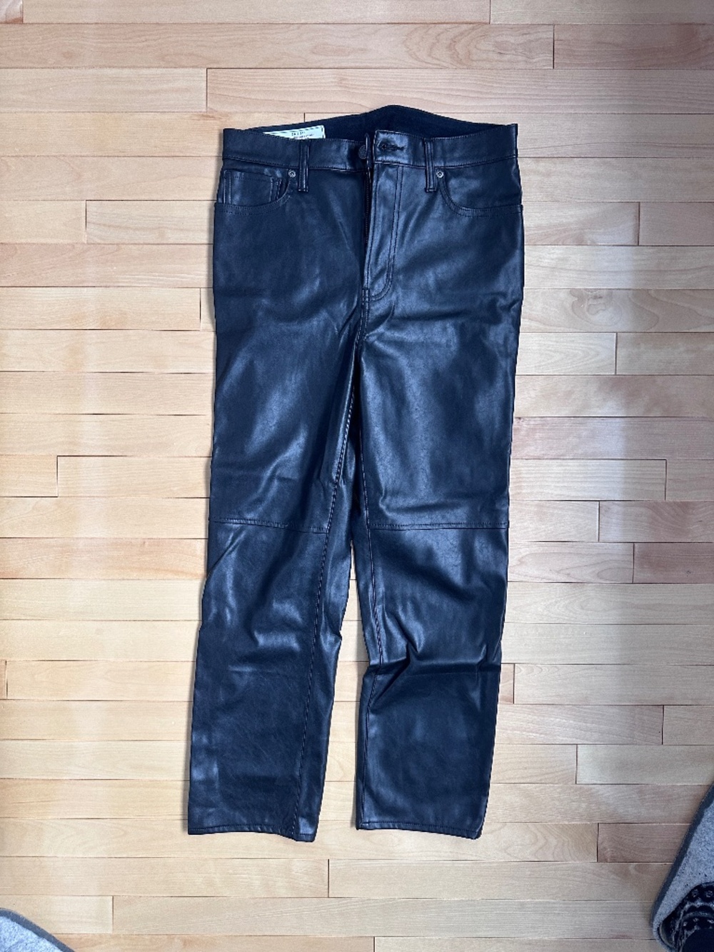 Gap Cheeky Straight Sky High Pleather Pant